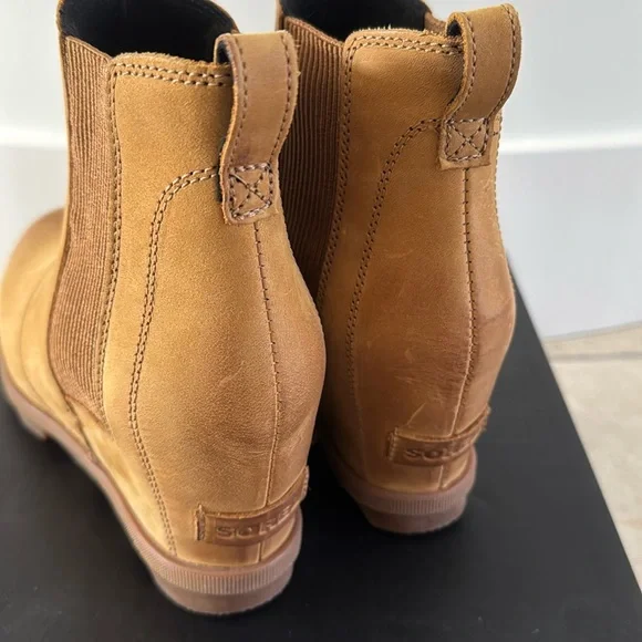 Sorel Joan of Arctic™ Wedge II Chelsea Boot Camel Brown - Picture 14 of 16